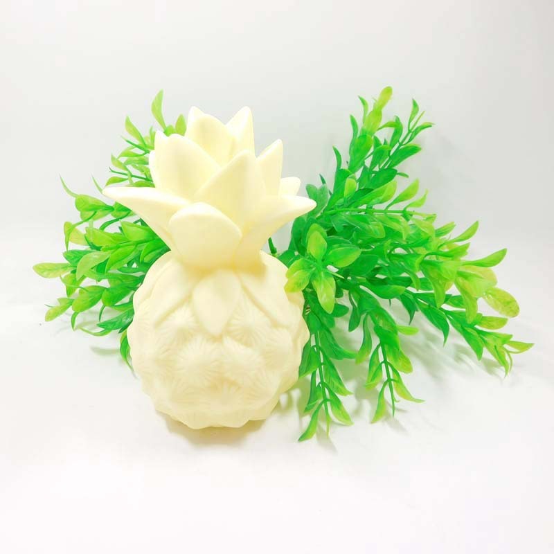 LED Night Lights Pineapple Lamp Soft Silicone Toy Gift Light High Power Bright Desk Table Decor Night Lamp